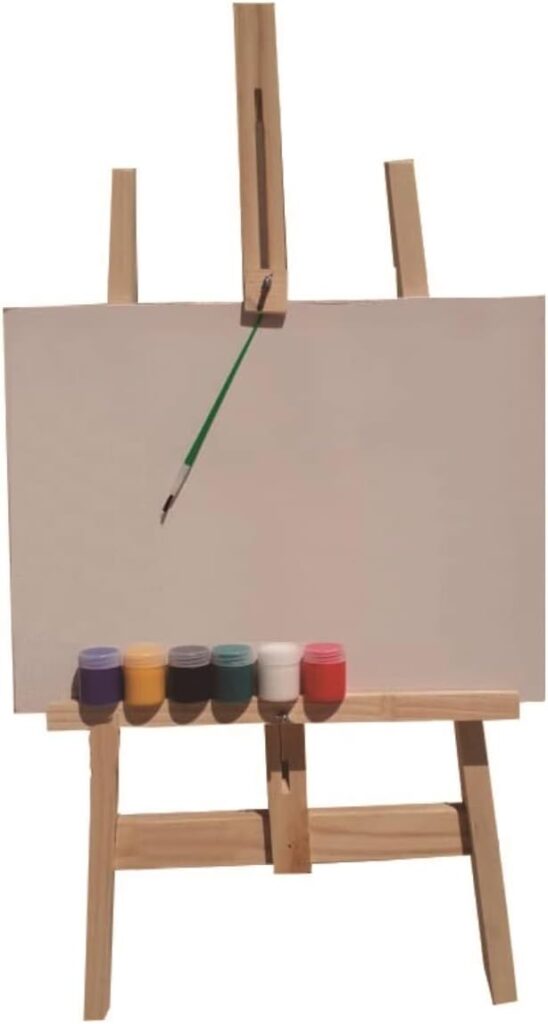 15 Ideias de Presentes para o Dia dos Namorados 2024 13 Kit de Pintura com Cavalete, Tela. Guache e Pincel